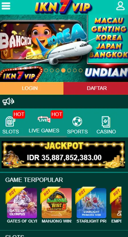 IKN7VIP: Slot Depo 50 Bonus 30 Link Situs Server Indonesia